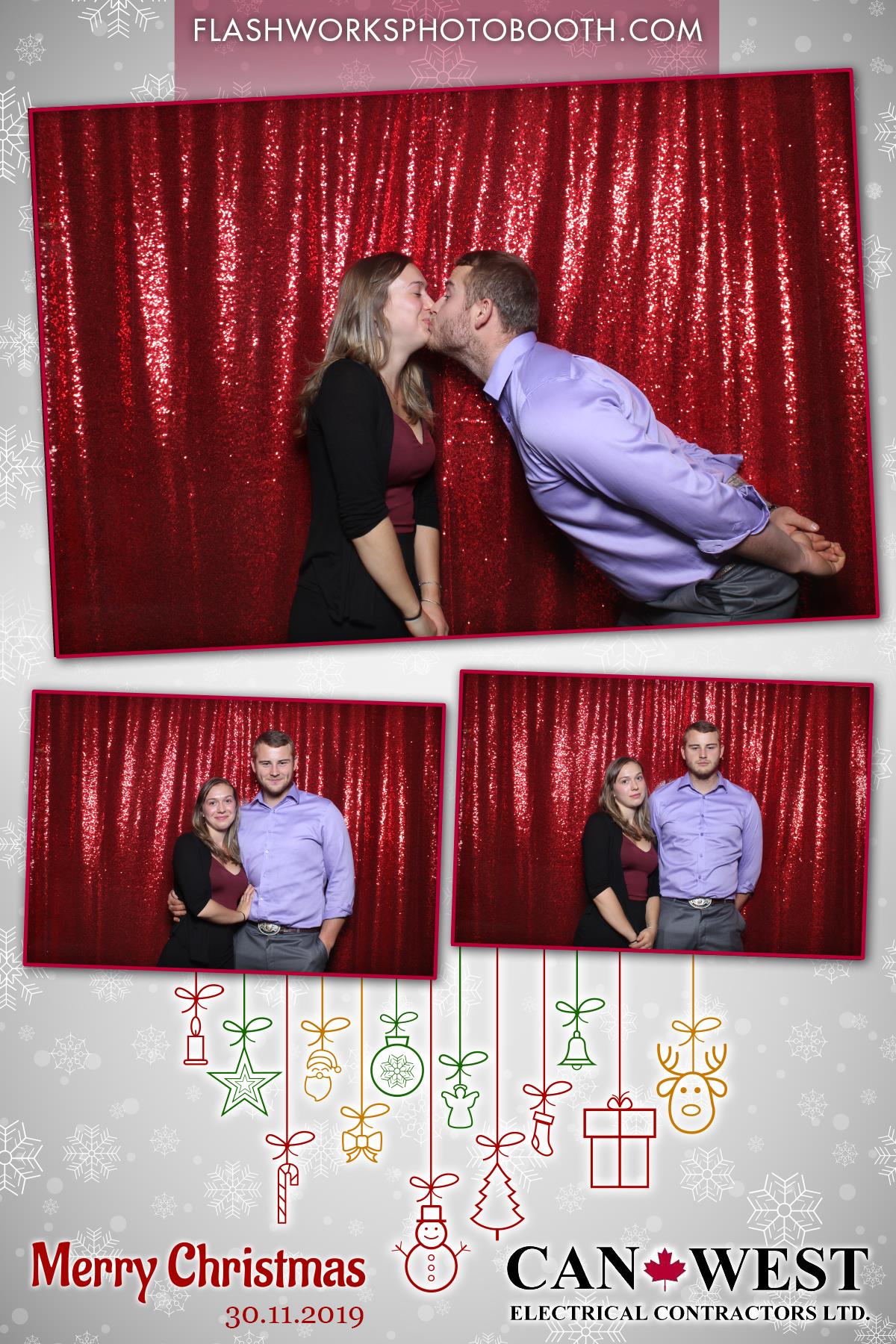 Can West Christmas Party | View more photos from the event at gallery.flashworksphotobooth.com/u/FlashworksPhotoboothInc/Can-West-Christmas-Party